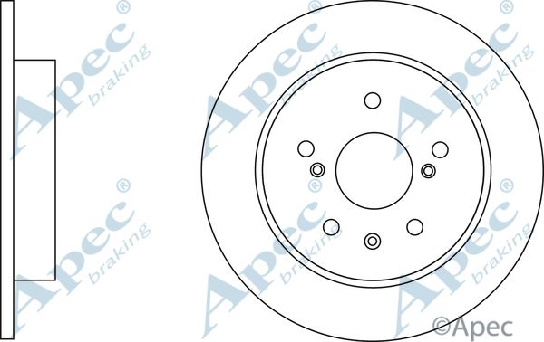 APEC BRAKING Тормозной диск DSK2957